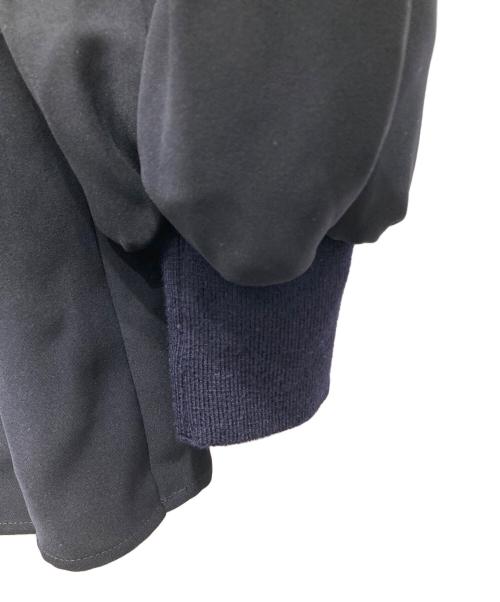 ENFOLD（エンフォルド）ENFOLD (エンフォルド) BOX-PLEATS PULLOVER ネイビー サイズ:38の古着・服飾アイテム