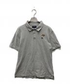 POLO RALPH LAURENポロ・ラルフローレン）の古着「ベア刺繍ポロシャツ」｜グレー