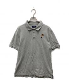 POLO RALPH LAUREN（ポロ・ラルフローレン）の古着「ベア刺繍ポロシャツ」｜グレー