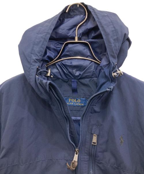 POLO RALPH LAUREN（ポロ・ラルフローレン）POLO RALPH LAUREN (ポロ・ラルフローレン) フーデッドジャケット ネイビー サイズ:Ｓの古着・服飾アイテム