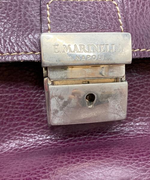 E.MARINELLA（マリネッラ）E.MARINELLA (マリネッラ) ソットブラッチョ/レザーブリーフケース パープルの古着・服飾アイテム