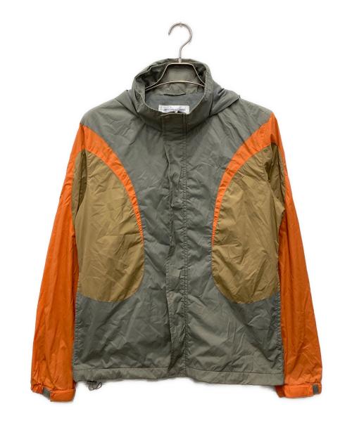 COMME des GARCONS SHIRT（コムデギャルソンシャツ）COMME des GARCONS SHIRT (コムデギャルソンシャツ) ナイロンマウンテンパーカー オレンジ×グレー サイズ:Mの古着・服飾アイテム