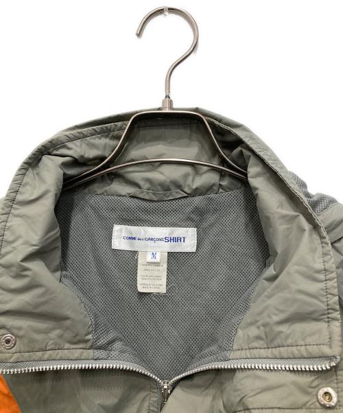 COMME des GARCONS SHIRT（コムデギャルソンシャツ）COMME des GARCONS SHIRT (コムデギャルソンシャツ) ナイロンマウンテンパーカー オレンジ×グレー サイズ:Mの古着・服飾アイテム