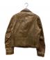 HUGO BOSS (ヒューゴ ボス) ラムレザージャケット ブラウン サイズ:S：10000円