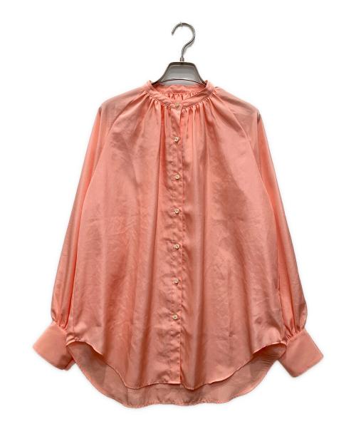 IENA（イエナ）IENA (イエナ) セシェサテンギャザーブラウス ピンク サイズ:不明（実寸をご確認ください）の古着・服飾アイテム