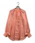 IENA（イエナ）の古着「セシェサテンギャザーブラウス」｜ピンク