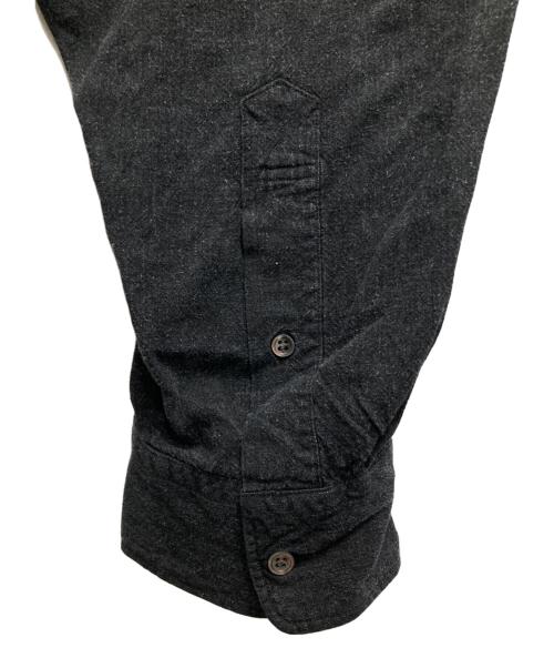 Graphpaper（グラフペーパー）Graphpaper (グラフペーパー) Linen Cupro Oversized Band Collar Shirt/リネン キュプラ オーバーサイズド バンド カラー シャツ ブラック サイズ:Sの古着・服飾アイテム