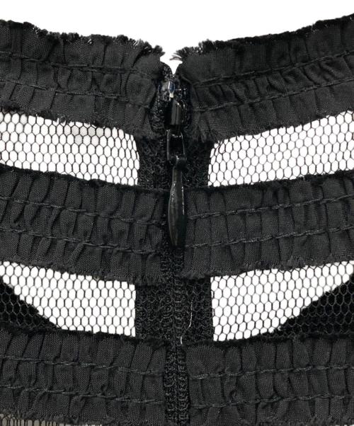 RED VALENTINO（レッドヴァレンティノ）RED VALENTINO (レッドヴァレンティノ) ノースリーブドレスワンピース ブラック サイズ:38 未使用品の古着・服飾アイテム