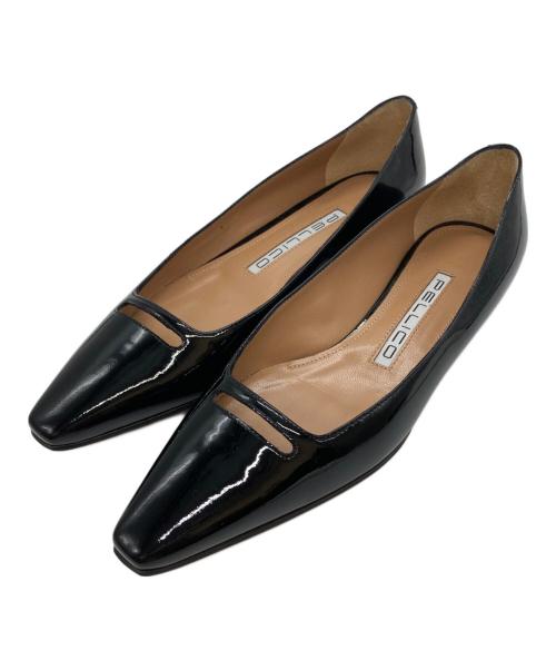 PELLICO（ペリーコ）PELLICO (ペリーコ) ANELLI SORELLA VENERE/エナメルパンプス ブラック サイズ:36　2/1の古着・服飾アイテム