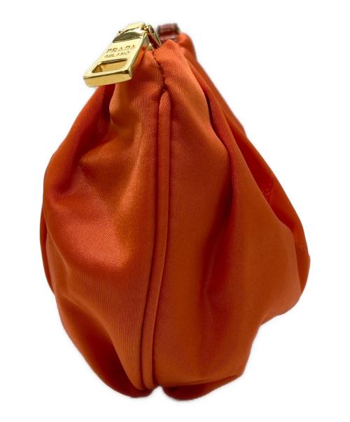 PRADA（プラダ）PRADA (プラダ) ナイロンポーチ オレンジの古着・服飾アイテム