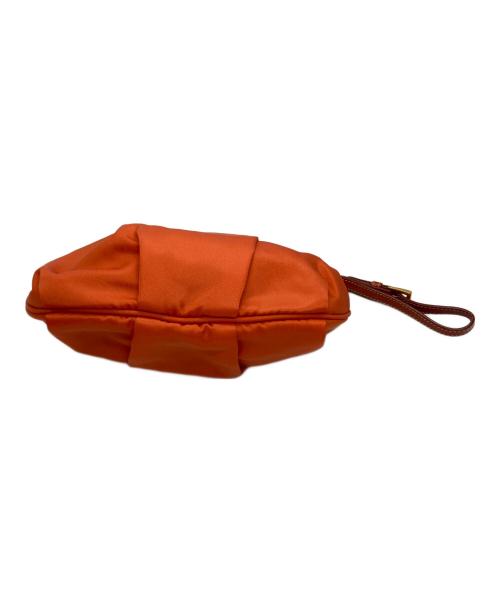 PRADA（プラダ）PRADA (プラダ) ナイロンポーチ オレンジの古着・服飾アイテム