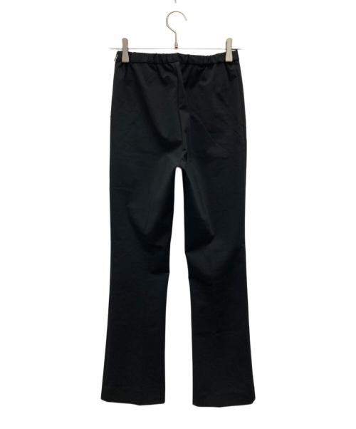 LE PHIL（ル フィル）LE PHIL (ル フィル) ハイストレッチフロントスリットパンツ ブラック 未使用品の古着・服飾アイテム