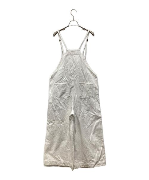 SACRA（サクラ）SACRA (サクラ) ヴィンテージ デニム サロペット ホワイト サイズ:38の古着・服飾アイテム