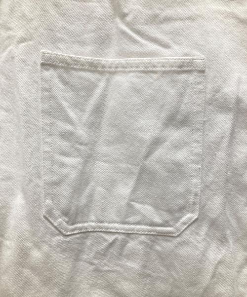SACRA（サクラ）SACRA (サクラ) ヴィンテージ デニム サロペット ホワイト サイズ:38の古着・服飾アイテム