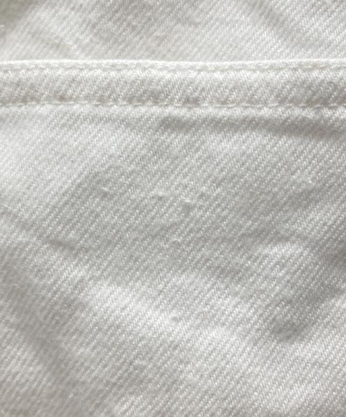 SACRA（サクラ）SACRA (サクラ) ヴィンテージ デニム サロペット ホワイト サイズ:38の古着・服飾アイテム