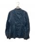 JIL SANDER (ジルサンダー) コーティングリネンバンドカラーシャツ ネイビー サイズ:36：8000円