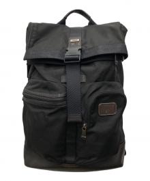 TUMI（トゥミ）の古着「ロールトップバックパック」｜ブラック
