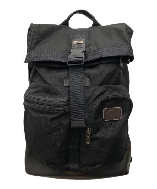 TUMI（トゥミ）TUMI (トゥミ) ロールトップバックパック ブラックの古着・服飾アイテム