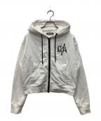 DUVETICAデュベティカ）の古着「ジップパーカー」｜ホワイト