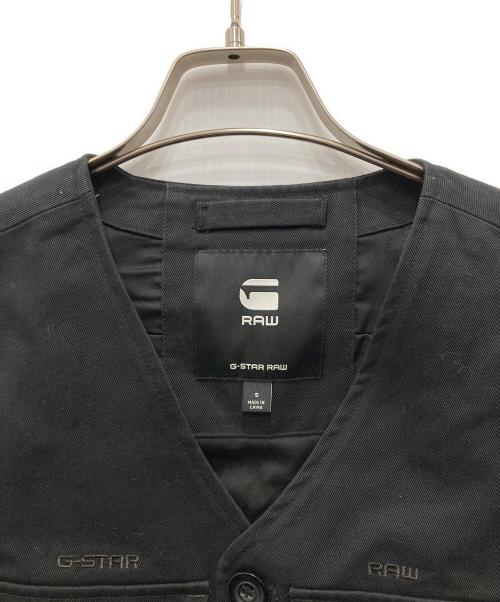 G-STAR RAW（ジースターロゥ）G-STAR RAW (ジースターロゥ) FIELD POCKET WAISTCOAT ブラック サイズ:Sの古着・服飾アイテム