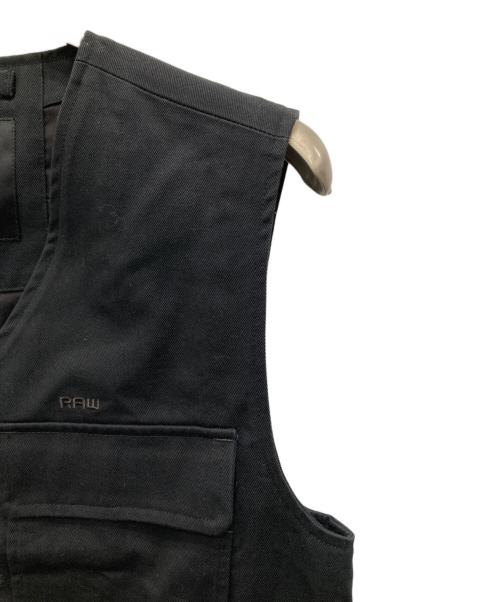 G-STAR RAW（ジースターロゥ）G-STAR RAW (ジースターロゥ) FIELD POCKET WAISTCOAT ブラック サイズ:Sの古着・服飾アイテム