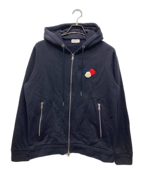 MONCLER（モンクレール）MONCLER (モンクレール) MAGILIA CARDIGAN パーカー ネイビー サイズ:XLの古着・服飾アイテム