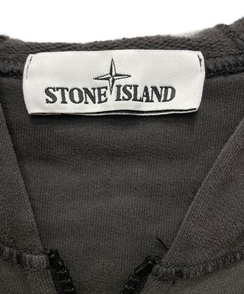STONE ISLAND（ストーンアイランド）STONE ISLAND (ストーンアイランド) FULL ZIP SWEAT SHIRT ブラック サイズ:XLの古着・服飾アイテム