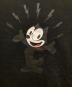 中古・古着 NEIL BARRETT (ニールバレット) FELIX THE CAT (フィリックスザキャット) コラボプリントスウェット ブラック サイズ:SLIM：13000円