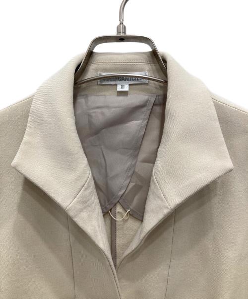 NARA CAMICIE（ナラカミーチェ）NARA CAMICIE (ナラカミーチェ) スタンドカラーセットアップ ベージュ サイズ:Ⅲの古着・服飾アイテム