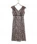 HER LIP TO (ハーリップトゥ) Lace Trimmed Floral Dress ブラウン サイズ:S：10000円