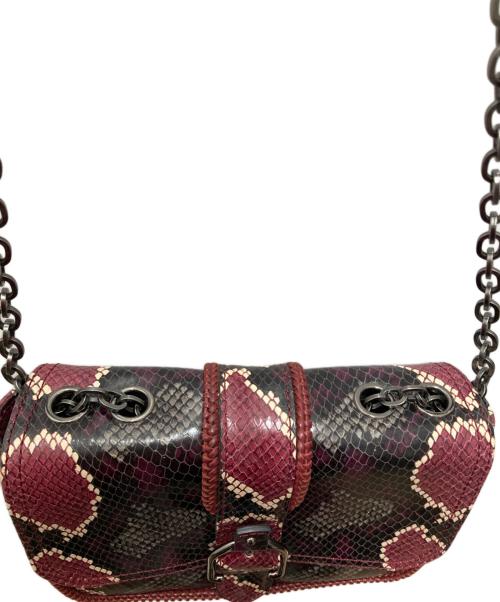 LONGCHAMP（ロンシャン）LONGCHAMP (ロンシャン) ”アマゾーヌ”チェーンショルダーバッグ バイオレットの古着・服飾アイテム