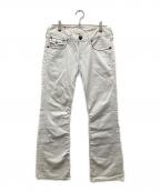 TRUE RELIGIONトゥルー リリジョン）の古着「パンツ」｜ホワイト