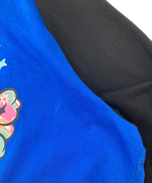 Aape BY A BATHING APE（エーエイプ バイ アベイシングエイプ）AAPE BY A BATHING APE (エーエイプ バイ アベイシングエイプ) プリントカットソー ブルー サイズ:XSの古着・服飾アイテム