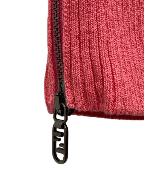 FENDI（フェンディ）FENDI (フェンディ) リブニットスカート ピンク サイズ:36の古着・服飾アイテム