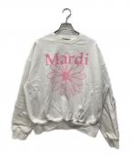 Mardi Mercrediマルディメクルディ）の古着「プリントスウェット」｜ホワイト