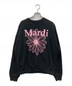 Mardi Mercrediマルディメクルディ）の古着「プリントスウェット」｜ブラック