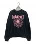 MARDI MERCREDI（マルディメクルディ）の古着「プリントスウェット」｜ブラック