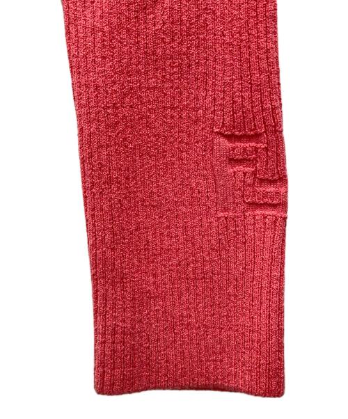 FENDI（フェンディ）FENDI (フェンディ) コンパクトリブニットカーディガン ピンク サイズ:36の古着・服飾アイテム