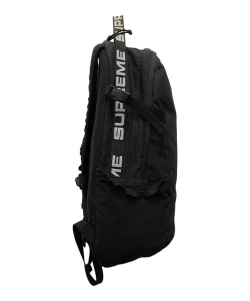 SUPREME（シュプリーム）Supreme (シュプリーム) 18SS Cordura Ripstop Nylon Backpack/エイティーンエスエス コーデュラ リップストップ ナイロン バックパック ブラックの古着・服飾アイテム