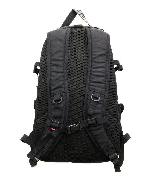 SUPREME（シュプリーム）Supreme (シュプリーム) 18SS Cordura Ripstop Nylon Backpack/エイティーンエスエス コーデュラ リップストップ ナイロン バックパック ブラックの古着・服飾アイテム