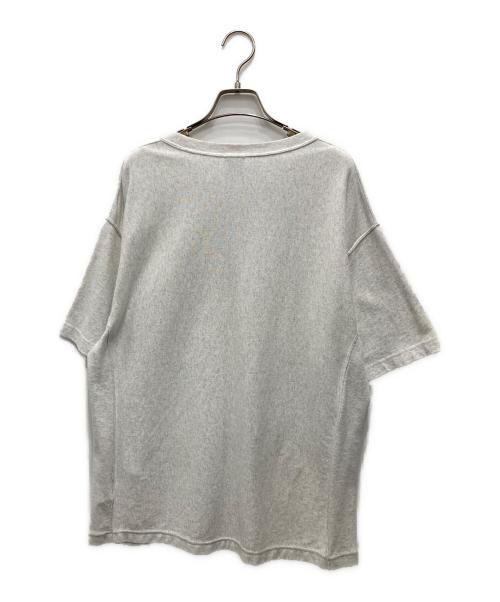 Champion（チャンピオン）Champion (チャンピオン) X-LARGE (エクストララージ) リバースウィーブショートスリーブ Tシャツ ライトグレー サイズ:Lの古着・服飾アイテム