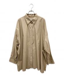 Plage（プラージュ）の古着「typewriter wide シャツ」｜ベージュ