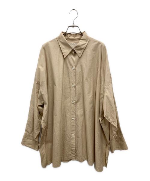 Plage（プラージュ）Plage (プラージュ) typewriter wide シャツ ベージュ サイズ:FREEの古着・服飾アイテム