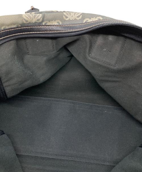 LOEWE（ロエベ）LOEWE (ロエベ) アナグラムロゴハンドバッグ ホワイト×ネイビーの古着・服飾アイテム