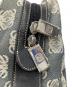 中古・古着 LOEWE (ロエベ) アナグラムロゴハンドバッグ ホワイト×ネイビー：7000円