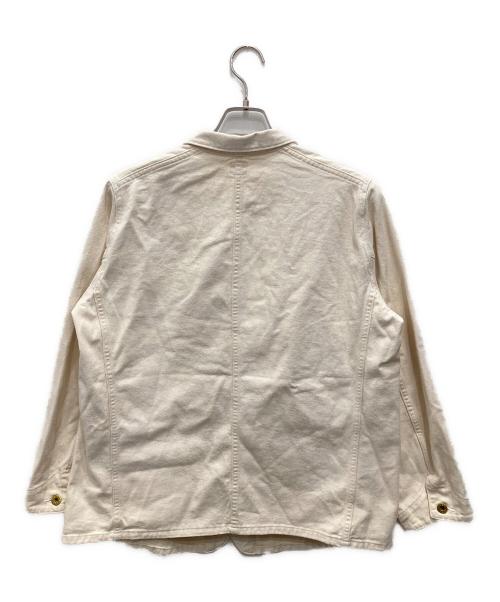 Curensology（カレンソロジー）Curensology (カレンソロジー) 20’s COVERALL Twill Jacket アイボリー サイズ:Fの古着・服飾アイテム