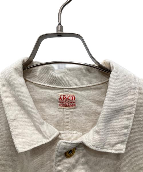 Curensology（カレンソロジー）Curensology (カレンソロジー) 20’s COVERALL Twill Jacket アイボリー サイズ:Fの古着・服飾アイテム