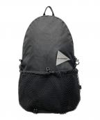 and wanderアンドワンダー）の古着「ECOPAK 20L daypack/エコパック・20リッター・デイパック」｜ブラック