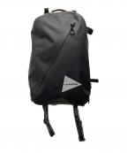 and wanderアンドワンダー）の古着「ウォータープルーフ デイパック」｜ブラック