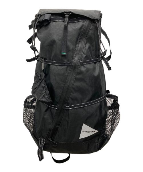 and wander（アンドワンダー）and wander (アンドワンダー) ECOPAK 40L backpack/エコパック・40リッター・バックパック ブラックの古着・服飾アイテム